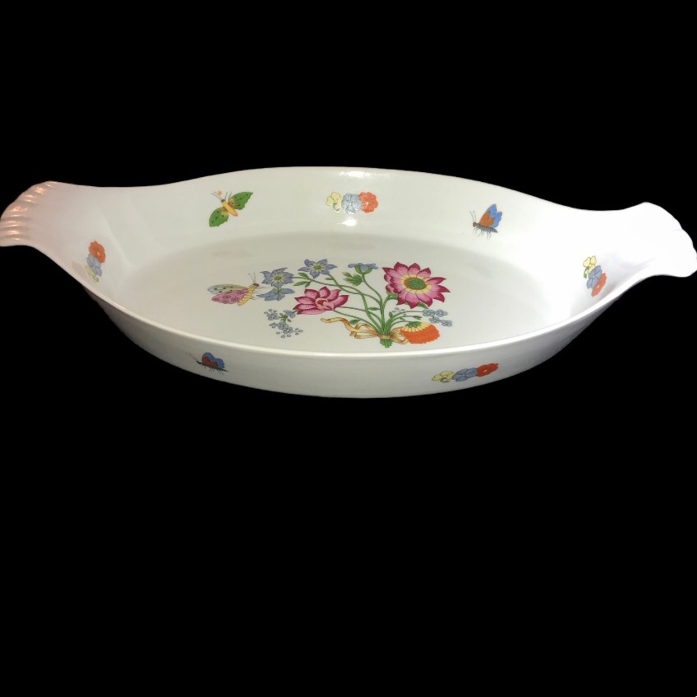 PHILIPPE DESHOULIERES Porcelaine Edition Lourioux France 11" Dish MMA Signed Art